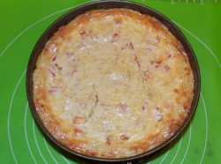 Картофельный пирог с сельдью