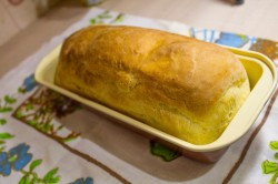 название картинки Картофельный хлеб в хлебопечке и без нее