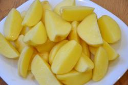 Картошка чеснок баклажаны