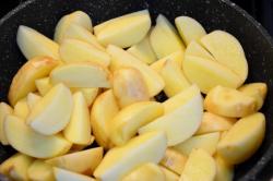 Картошка чеснок баклажаны