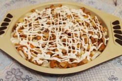 Картошка по французски с грибами лисичками в духовке