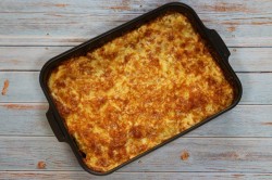 название картинки Картошка с мясом по французски в духовке