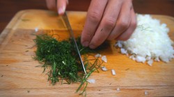 название картинки Картошка с шампиньонами и луком в духовке