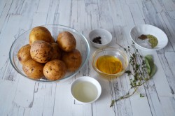 название картинки Картошка с медом в духовке