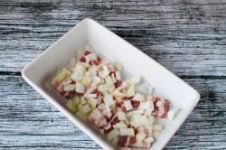 Картошка с мясом в сметане в духовке