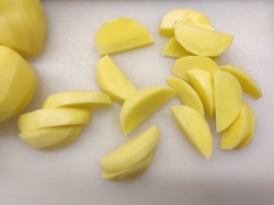 название картинки Картошка с соевым соусом в духовке