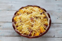 название картинки Картошка с тыквой в духовке запеченная