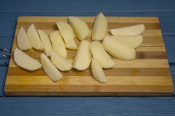 Картошка с ветчиной и сыром в духовке