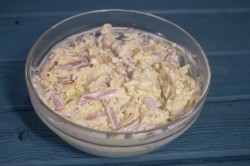 Картошка с ветчиной и сыром в духовке