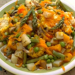 Картошка тыква кукуруза грибы в пароварке