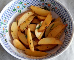 название картинки Картошка в духовке без мяса