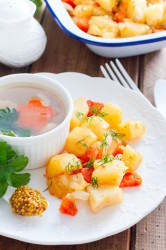 название картинки Наивкуснейшая картошка в рукаве запеченная в духовке