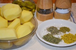 название картинки Картошка запеченная с ароматными травами