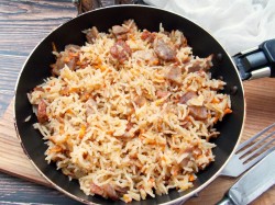 Рис с тушенкой - шаг 13 Рис с тушенкой - шаг 13