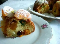 название картинки Кекс рождественский с мандаринами