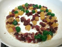 название картинки Кекс рождественский с мандаринами