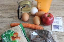 название картинки Банановый кекс с шоколадом орехами яблоками