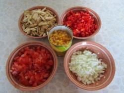 Мексиканская кесадилья с курицей и сыром