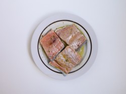 Кета в фольге в духовке запеченная