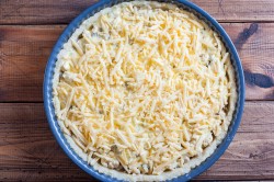 название картинки Киш с курицей и грибами