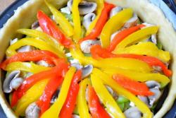 Французский пирог киш с запеченными овощами