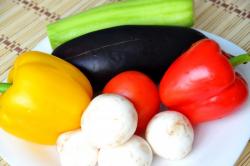 Французский пирог киш с запеченными овощами