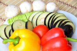 Французский пирог киш с запеченными овощами