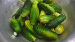 название картинки Кисло-сладкие огурцы на зиму в банках без уксуса