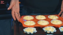 Ванильные кексы с грецкими орехами, изюмом и шоколадом