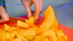 название картинки тыквенный суп-пюре с болгарским перцем и сливками