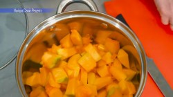 название картинки тыквенный суп-пюре с болгарским перцем и сливками