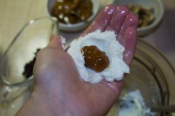 Кокосовые шарики с творогом