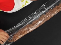 Колбаска из печенья со сгущенкой