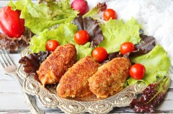 название картинки Колбаски Кеббе на мясорубке