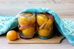 Компот из жёлтой сливы на зиму