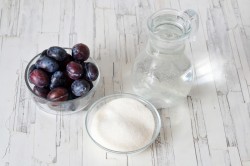 название картинки Компот из слив на зиму на 3 литровую банку