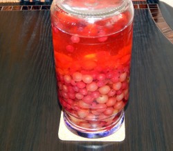 название картинки Компот из смородины и крыжовника на зиму