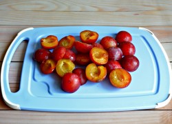 название картинки Компот из яблок и слив на зиму