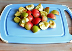 название картинки Компот из яблок и слив на зиму