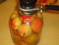 Яблочный компот из яблок 3 литровая банка на зиму