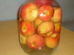 Яблочный компот из яблок 3 литровая банка на зиму