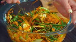 название картинки Корейский салат из кабачков и моркови