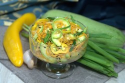 название картинки Корейский салат из кабачков и моркови