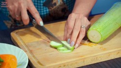 название картинки Корейский салат из кабачков и моркови