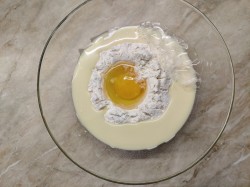 название картинки Коржи для торта на сковороде