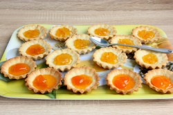 Корзиночки из песочного теста с начинкой - шаг 11 Корзиночки из песочного теста с начинкой - шаг 11