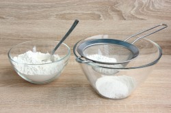 Корзиночки из песочного теста с начинкой - шаг 2 Корзиночки из песочного теста с начинкой - шаг 2