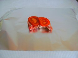 название картинки Свиная котлета на косточке запечённая в фольге