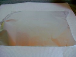 название картинки Свиная котлета на косточке запечённая в фольге