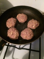 Котлеты из свинины грибов и сыра